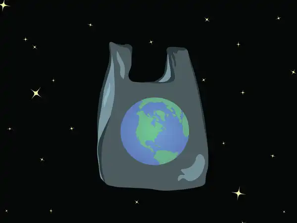 The earth is drowning in plastic. What can we do about this? © Sunaina Rao.